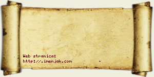 Emilija Gligorić vizit kartica